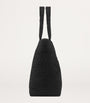 Raffia Logo Tote Bag
