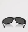 Ray-Ban Black Nylon Ultra Wrap 003 Next Generation Square Sunglasses