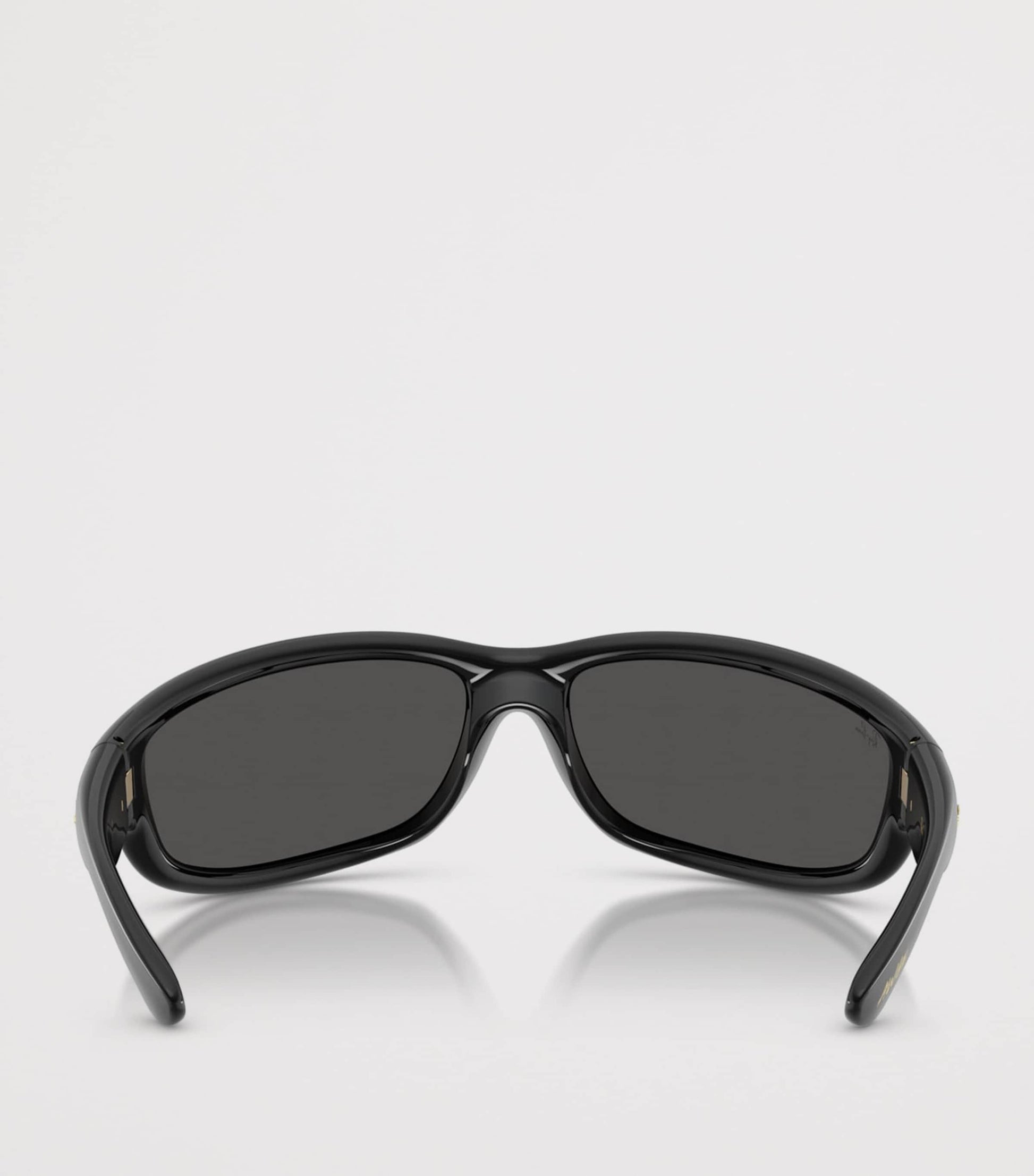 Ray-Ban Black Nylon Ultra Wrap 003 Next Generation Square Sunglasses