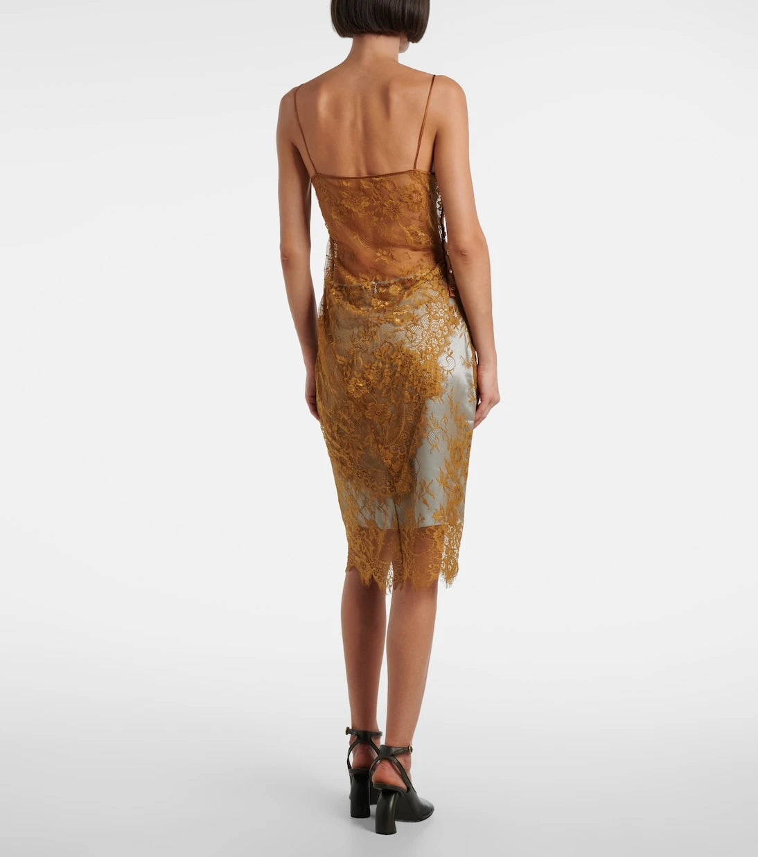 Jacques Wei - Silk-trimmed lace top