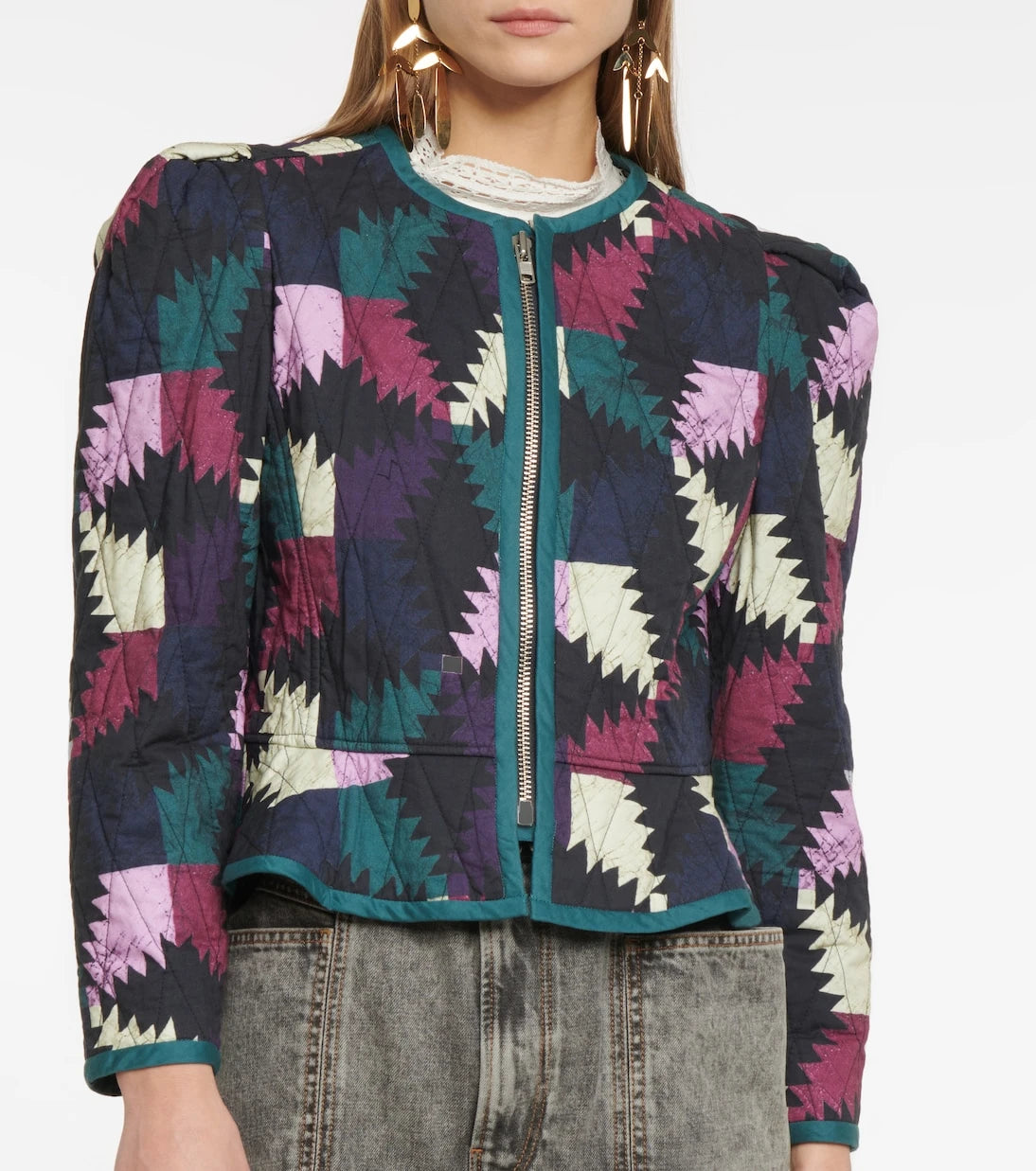 Marant Etoile - Hafileal printed cotton jacket