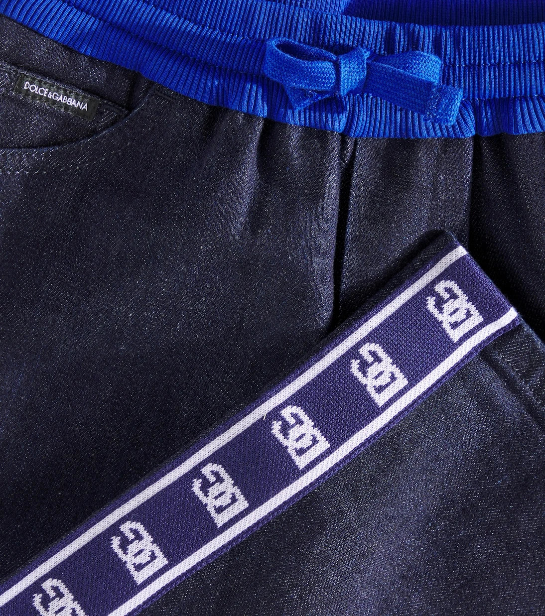 Dolce&Gabbana Kids - Logo denim sweatpants
