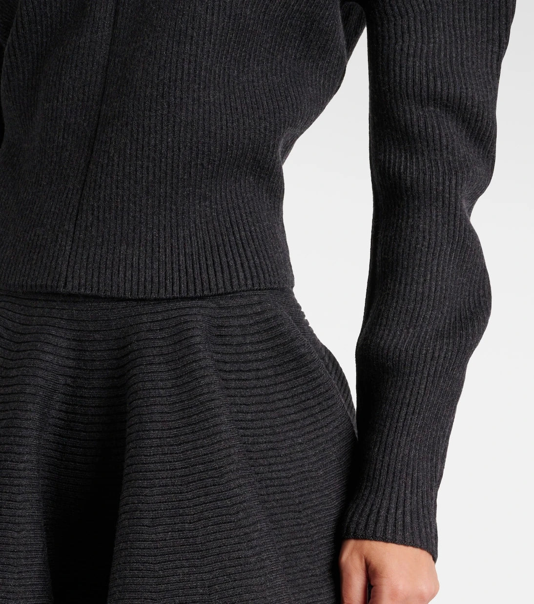 Alaïa - Heart wool-blend sweater