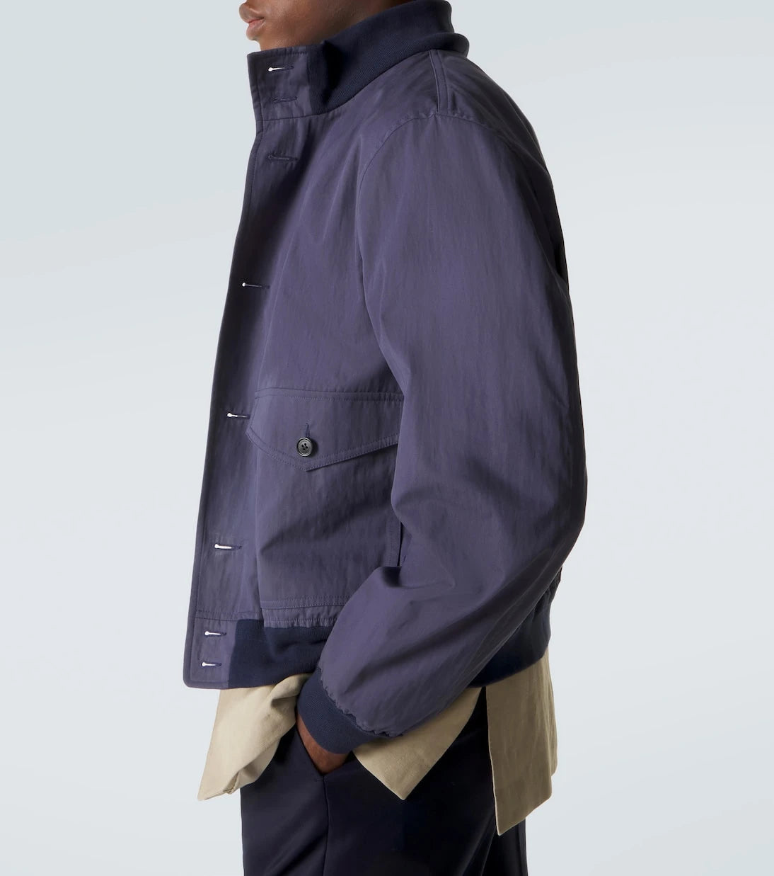 Dunhill - Cotton-blend twill bomber jacket