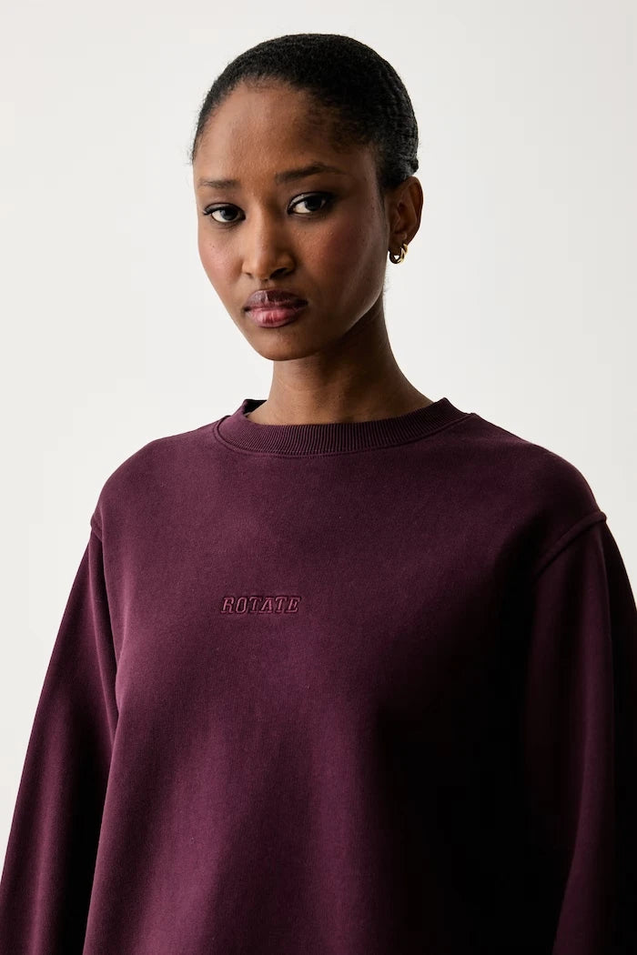 Rotate kadın pamuklu sweatshirt