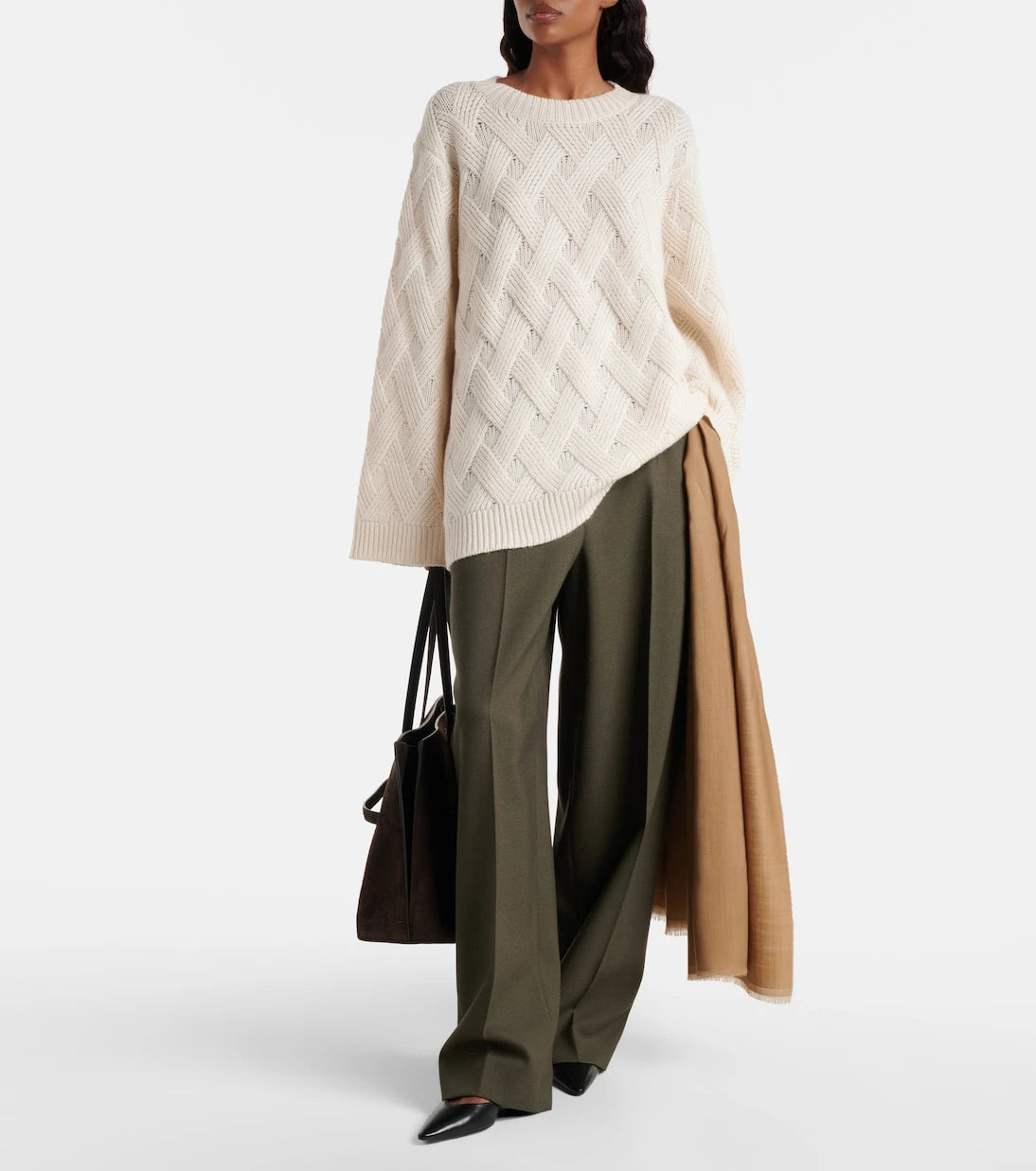 Jardin des Orangers - Oversized wool and cashmere sweater