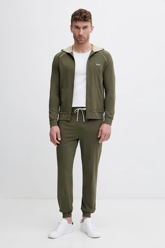 BOSS Erkek Pamuk Elastan Ev Pantolonu Mix&Match Pants