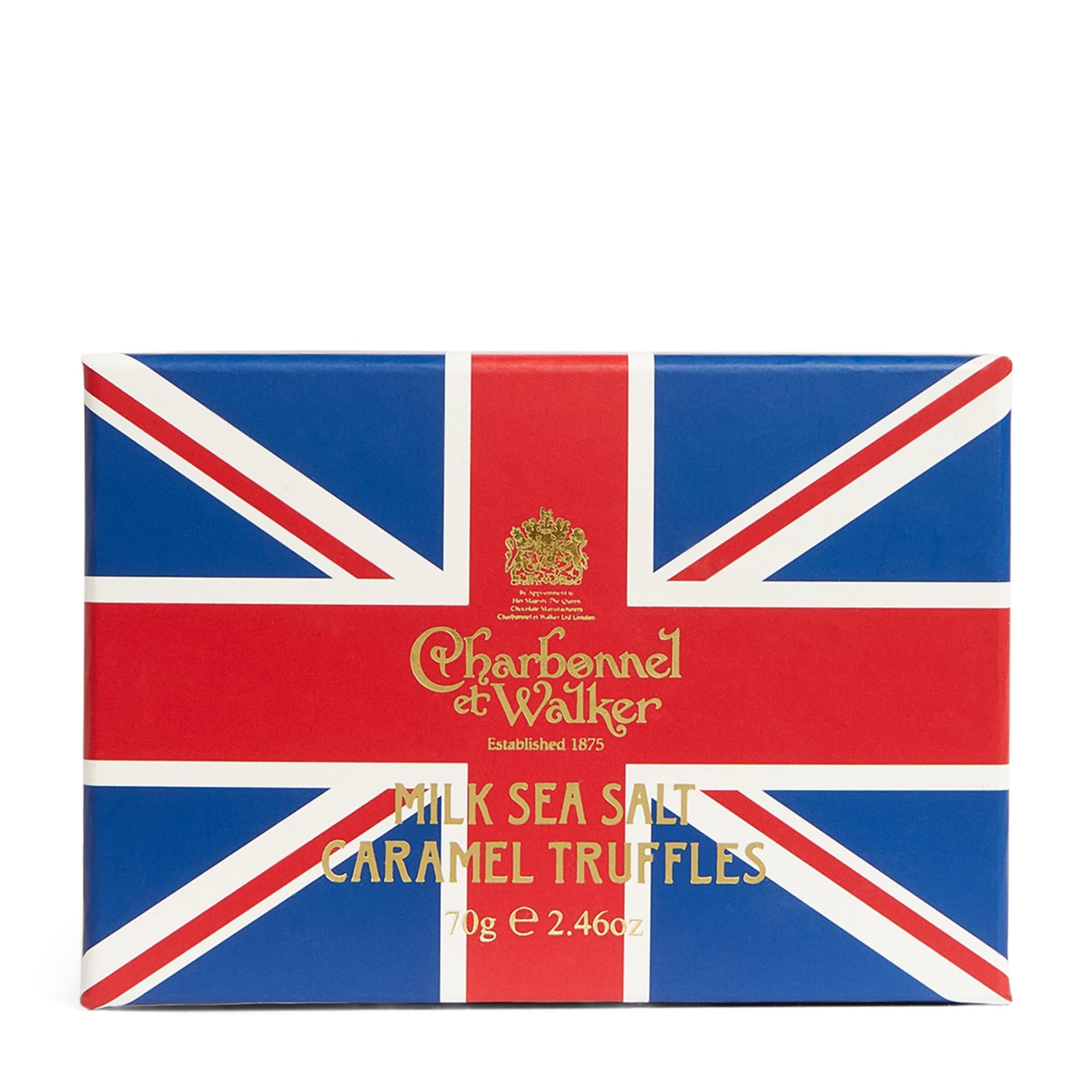 Charbonnel et Walker Milk Sea Salt Caramel Union Jack Truffles (70g)