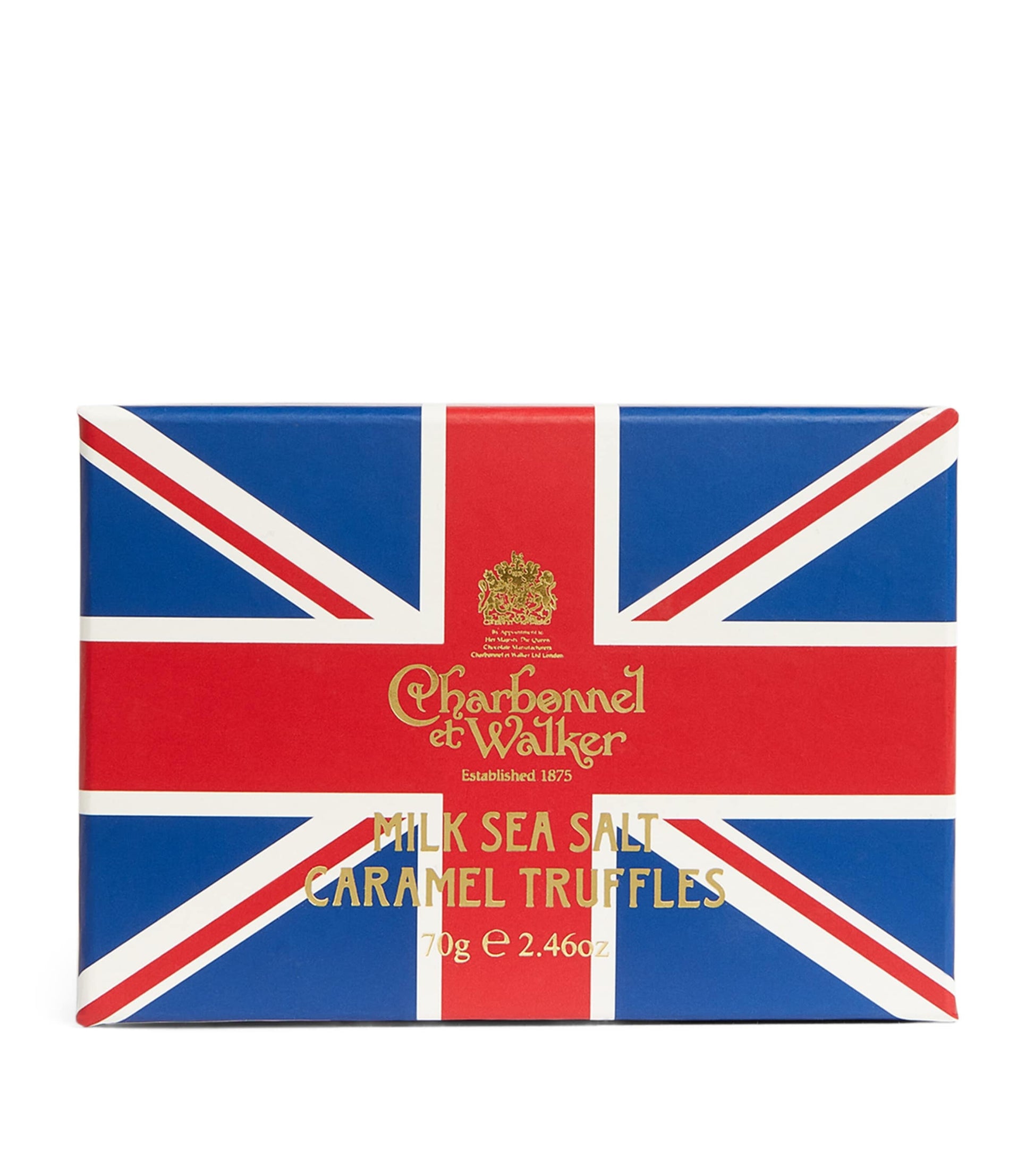Charbonnel et Walker Milk Sea Salt Caramel Union Jack Truffles (70g)