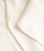 Max Mara White Wool-Cashmere Wrap Coat