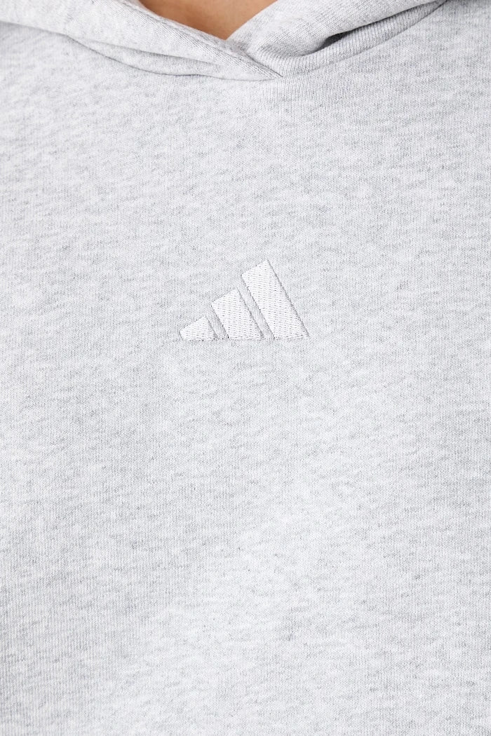 pamuktan kadın adidas kapüşonlu sweatshirt