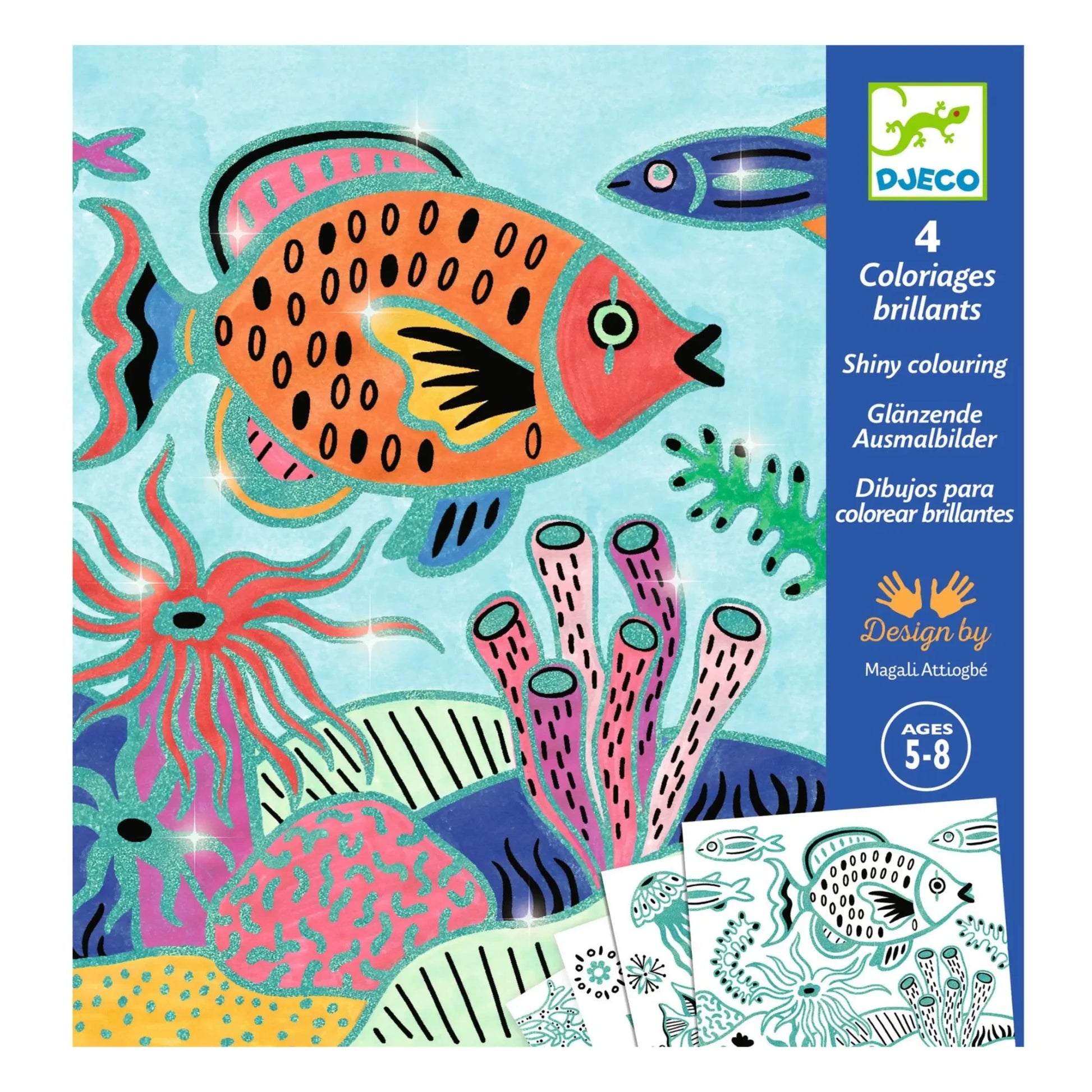 Djeco - Under the Sea Colouring Sheets