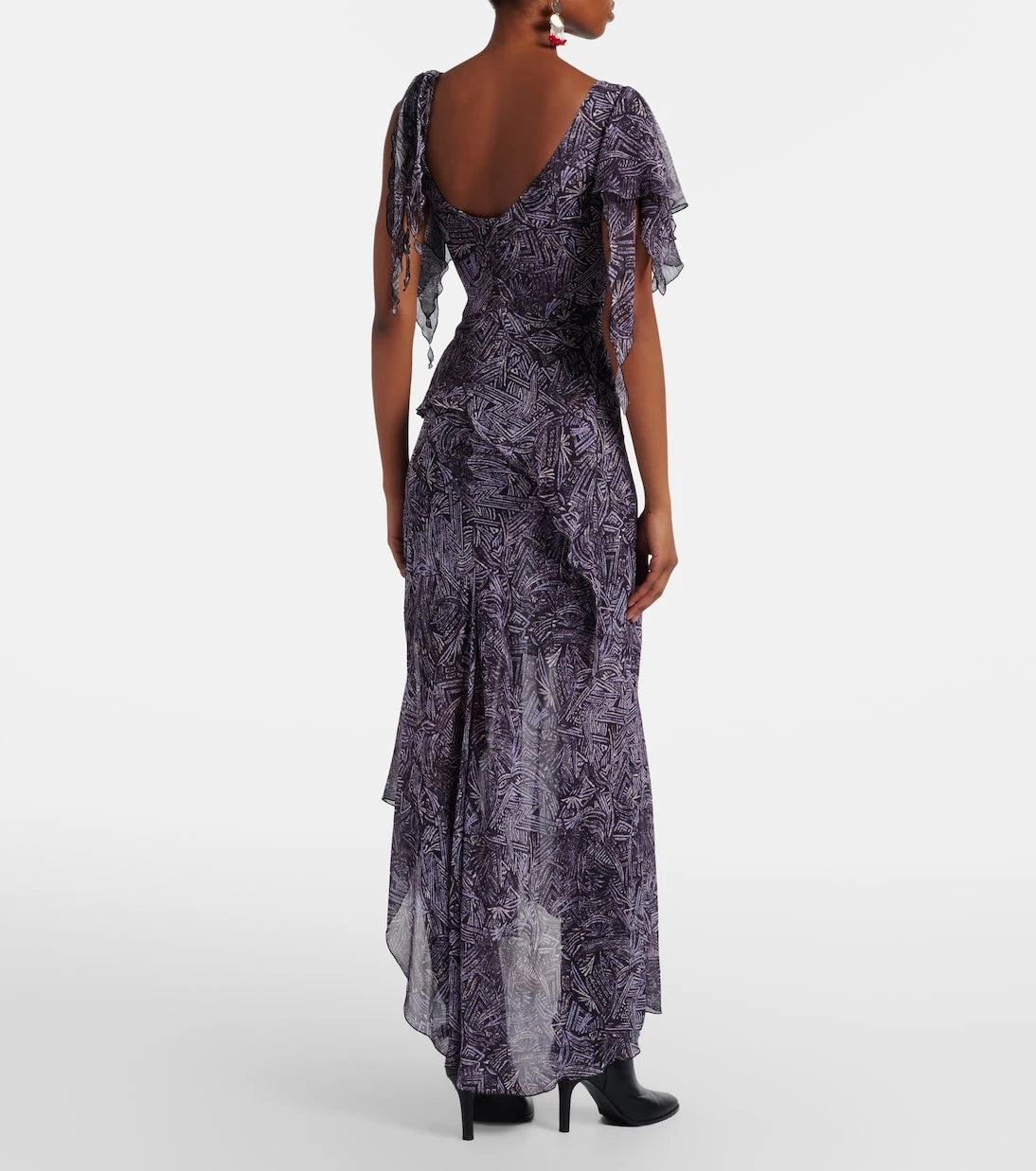 Isabel Marant - Tylena printed silk georgette ruffled midi dress