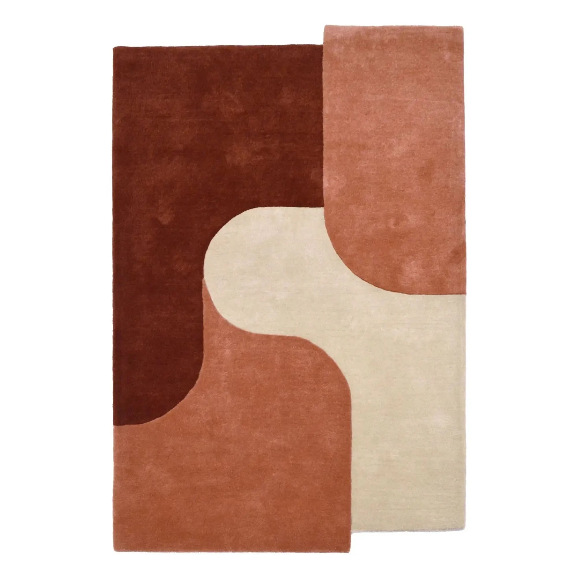 Edito - Dune wool carpet | Copper red
