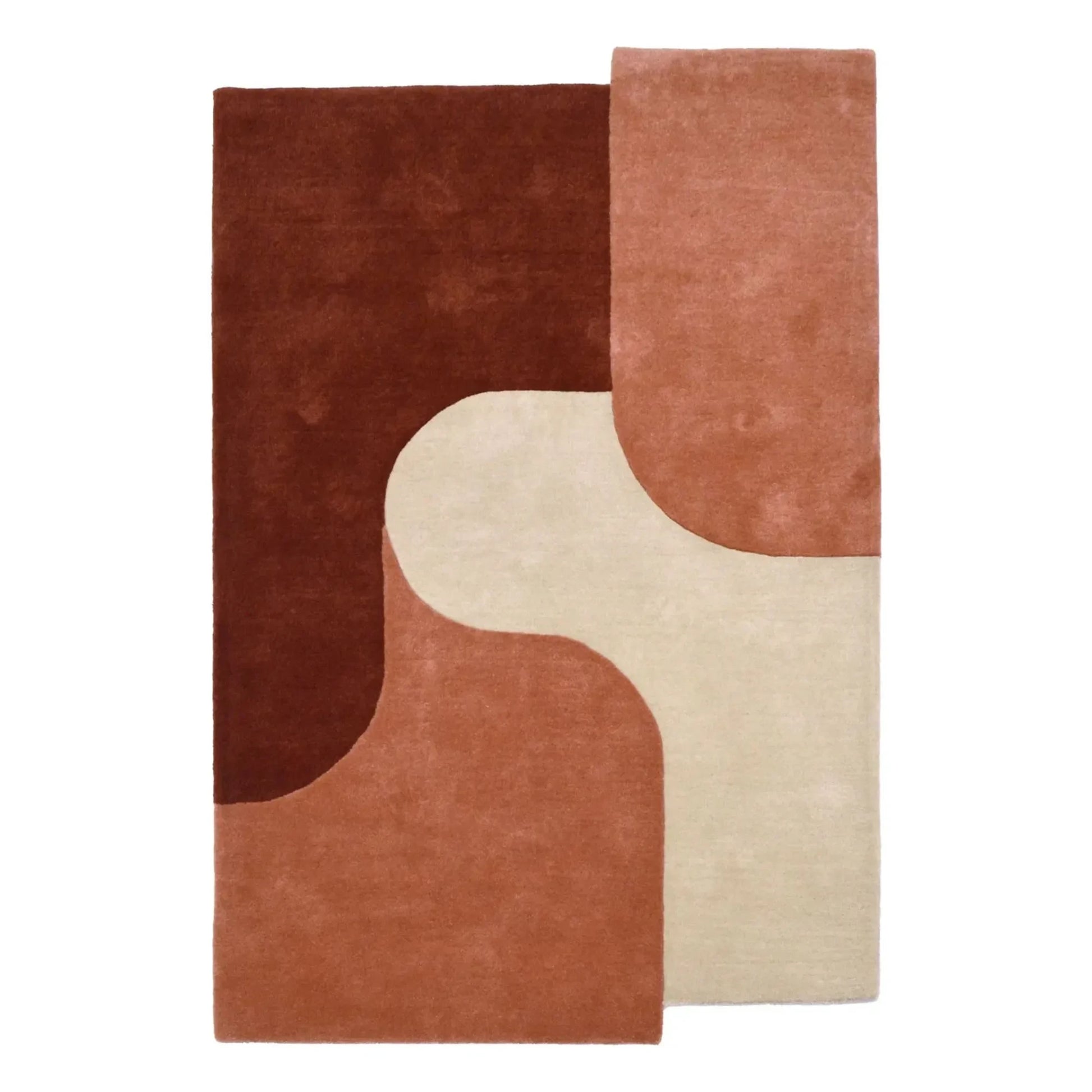 Edito - Dune wool carpet | Copper red