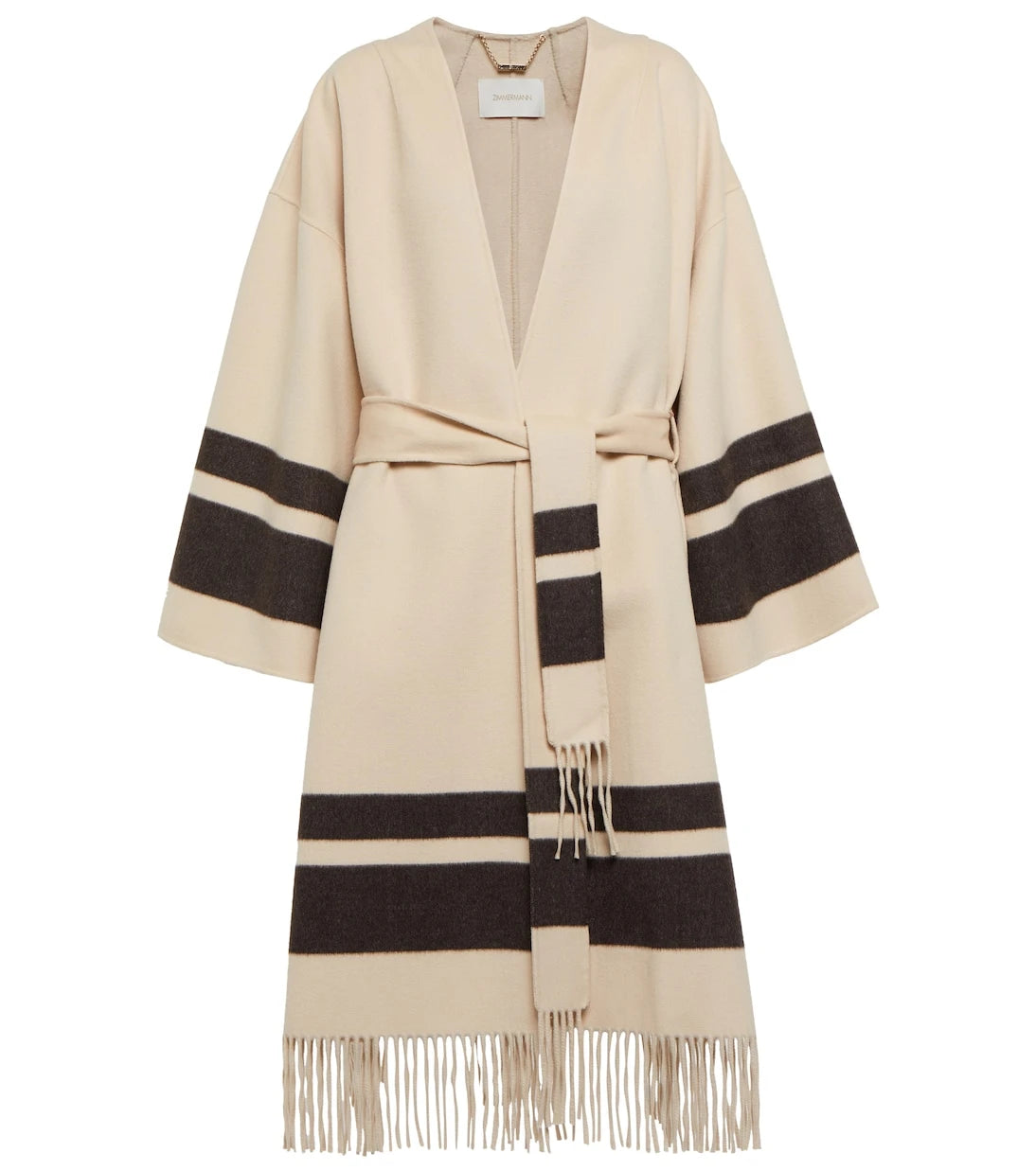 Zimmermann - Striped wool coat