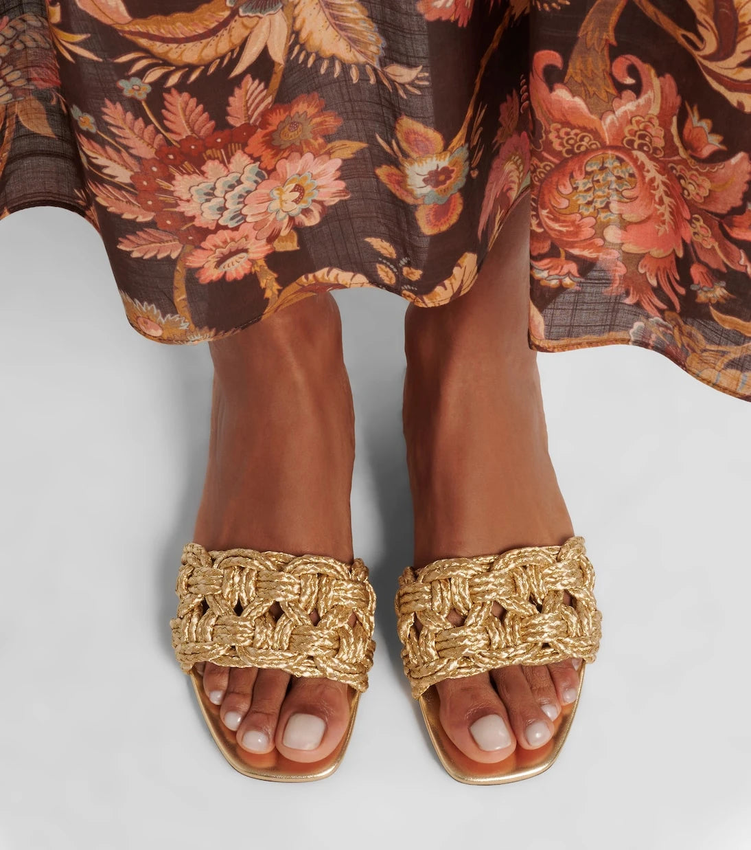 Jimmy Choo - Chara woven slides