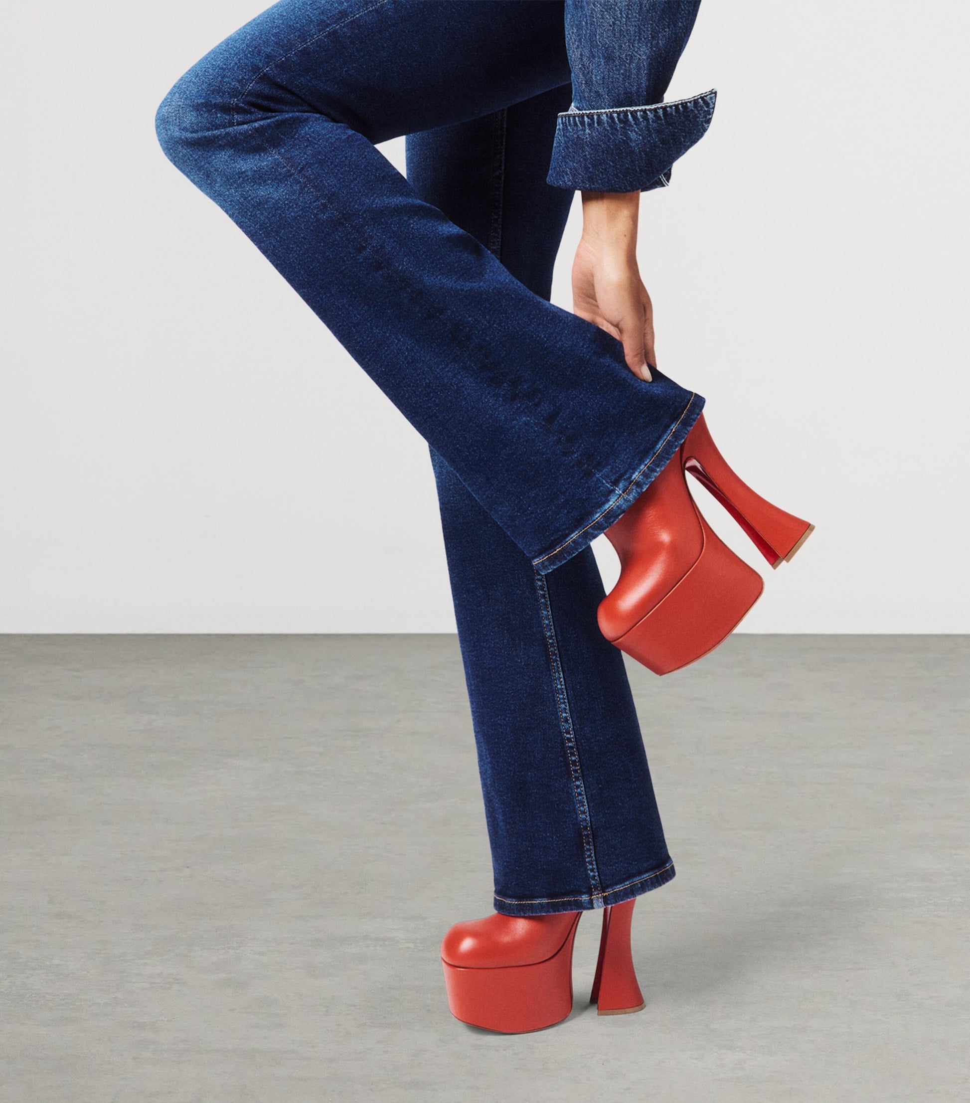 Christian Louboutin Aquabootie Leather Ankle Boots 160