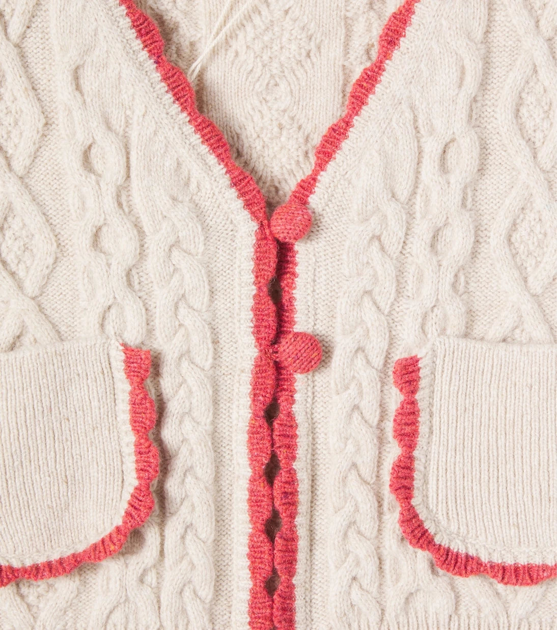 Bebe Organic - Sienna cable-knit wool-blend vest