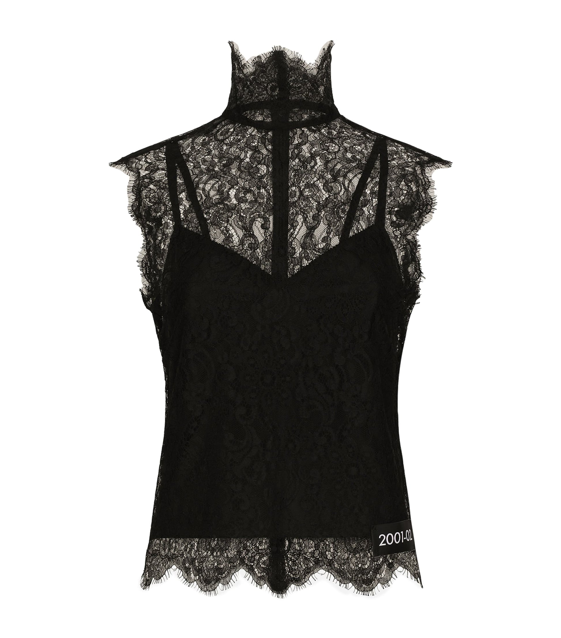 Dolce & Gabbana Multi Lace Sleeveless Blouse