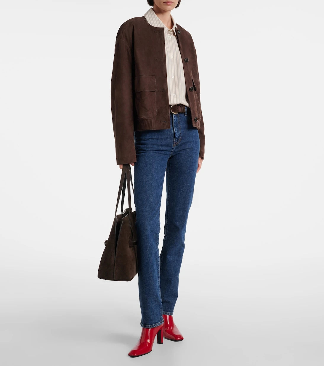 Frame - Ruler high-rise slim jeans