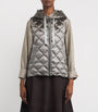 Grey Quilted Canvas Gilet