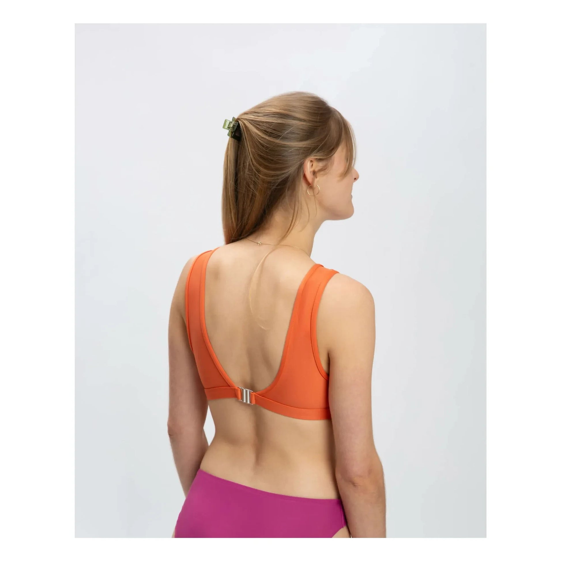 Matona - Recycled Fiber Jersey Top | Coral