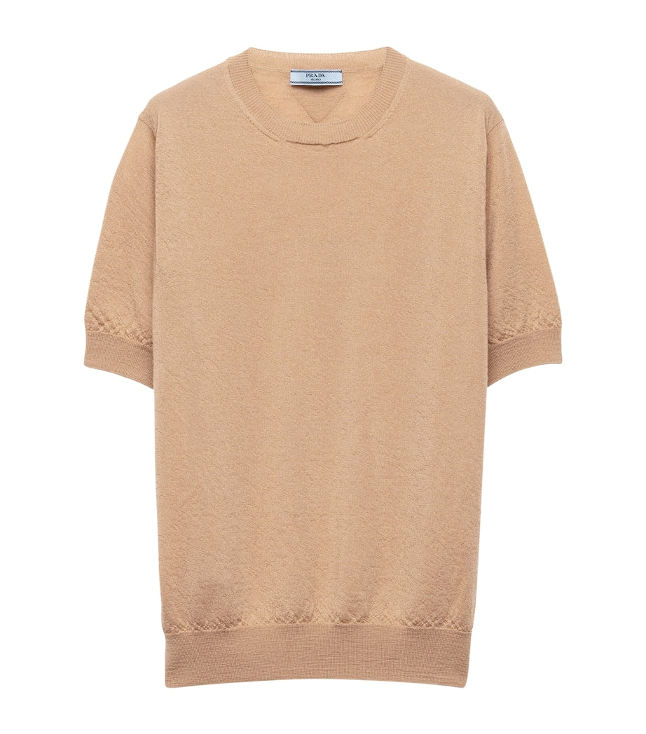 Prada Brown Cashmere Sweatshirt