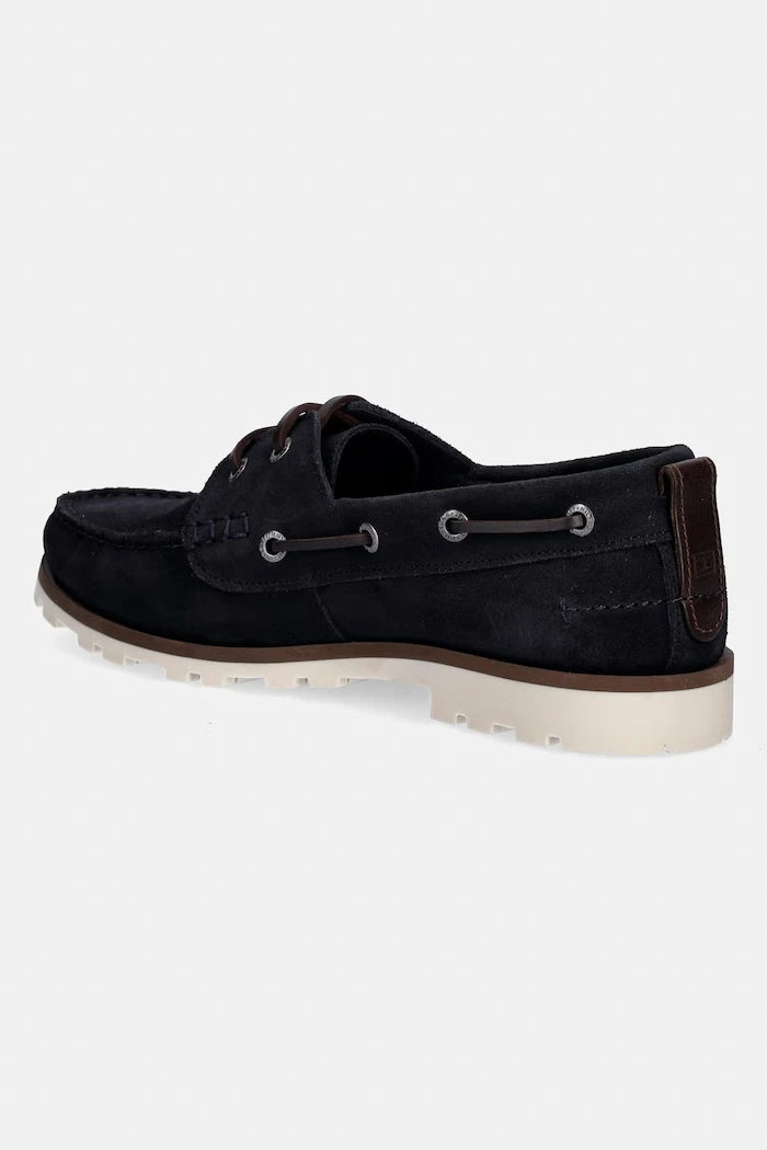 Tommy Hilfiger Erkek Süet Mokasen HILIFGER LIGHT SDE BOAT SHOE