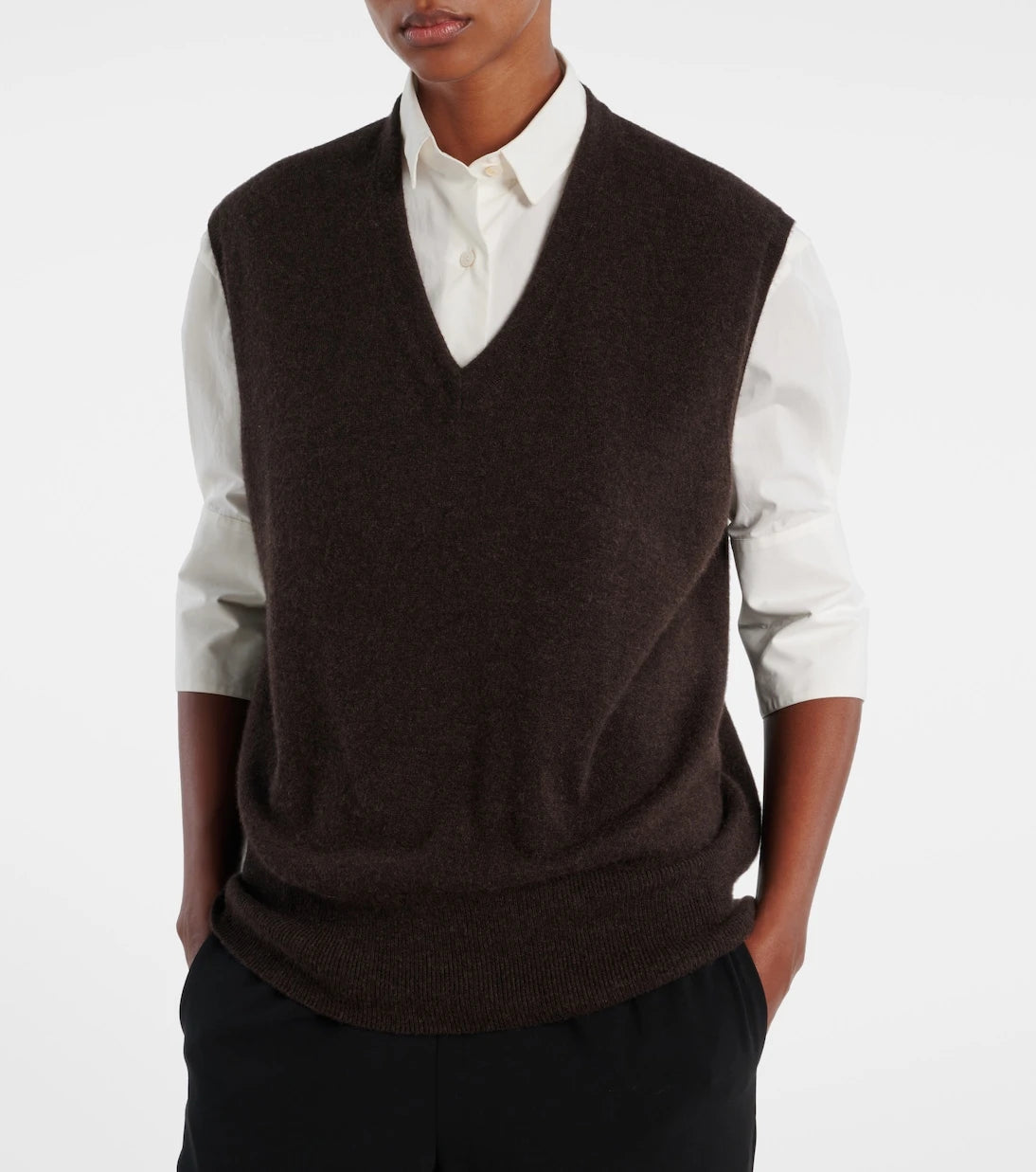 The Row - Levi cashmere sweater vest