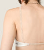 Miu Miu White Satin Bra