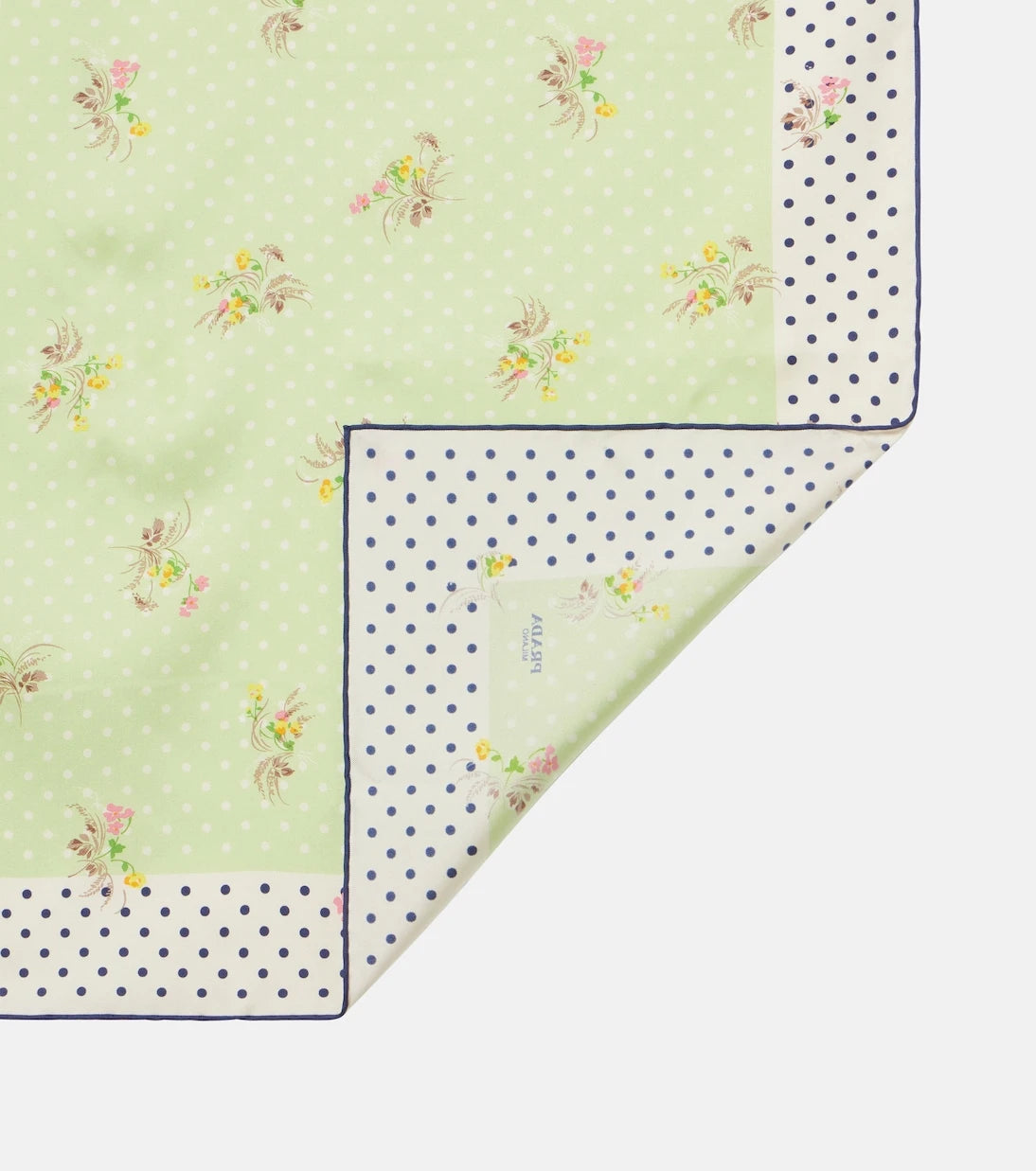 Prada - Printed silk twill scarf