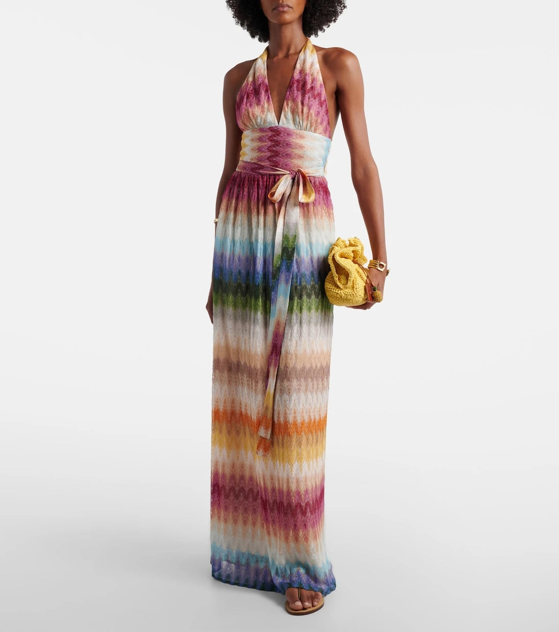 Missoni - Halterneck maxi dress
