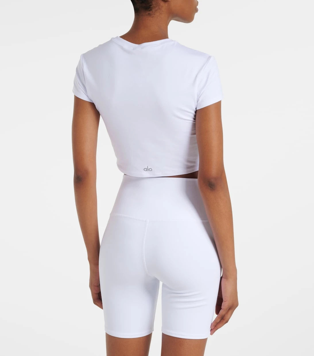 Alo Yoga - Alosoft cropped jersey T-shirt