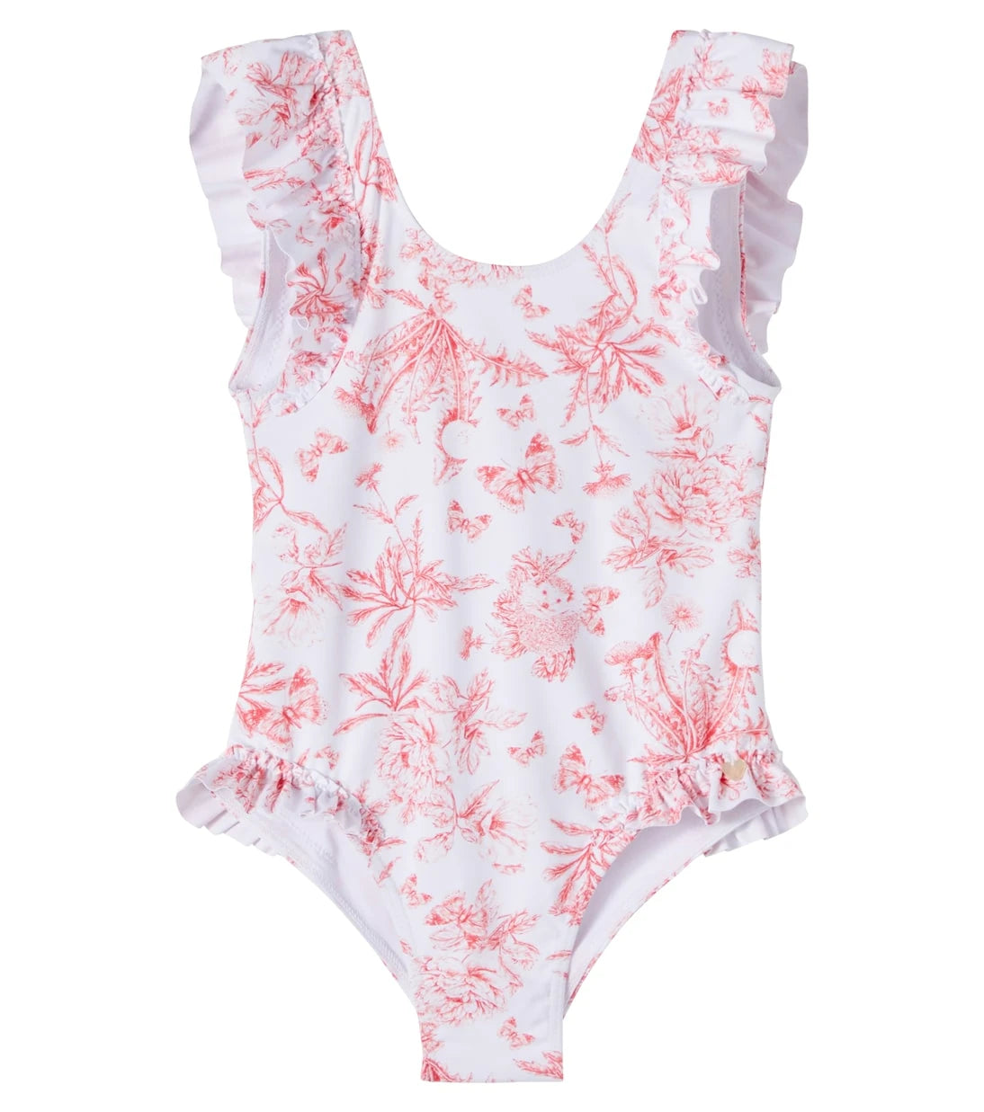 Tartine et Chocolat - Floral ruffled swimsuit