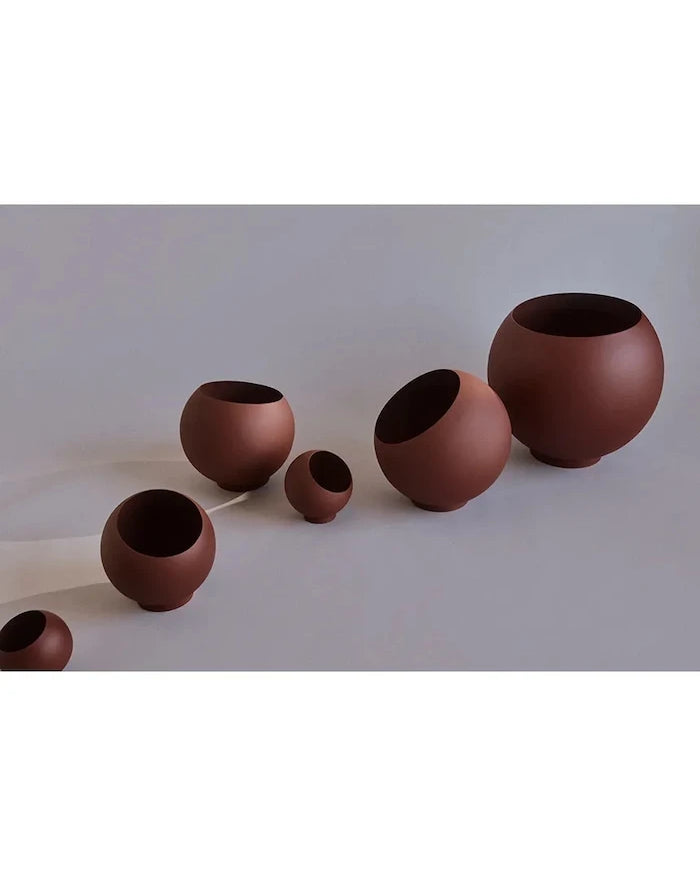 AYTM Paslanmaz Çelik Dekoratif Saksı Kapağı 21 x 18,8 cm