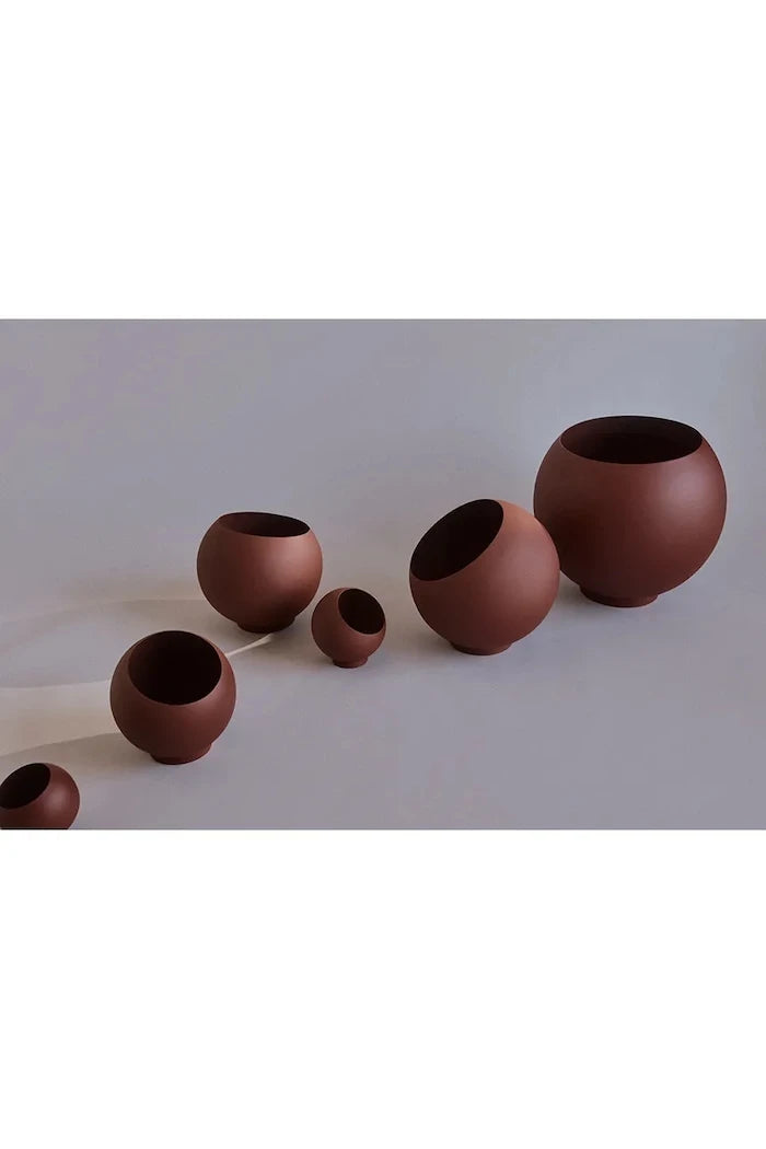AYTM Paslanmaz Çelik Dekoratif Saksı Kapağı 21 x 18,8 cm