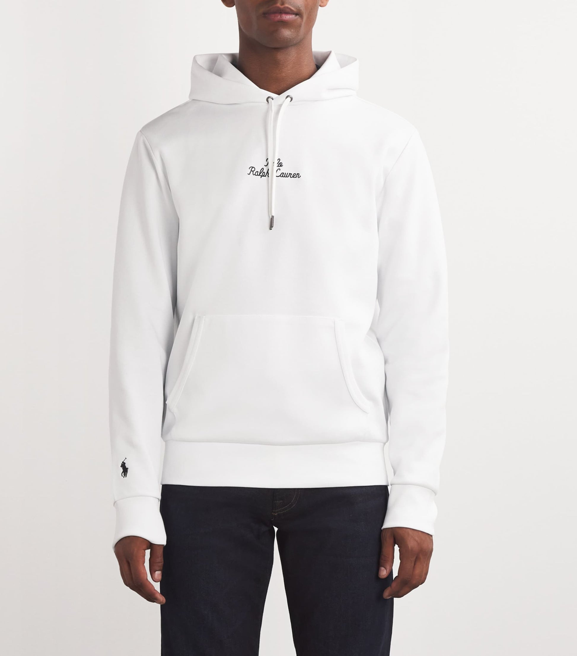 Polo Ralph Lauren White Chain Logo Hoodie