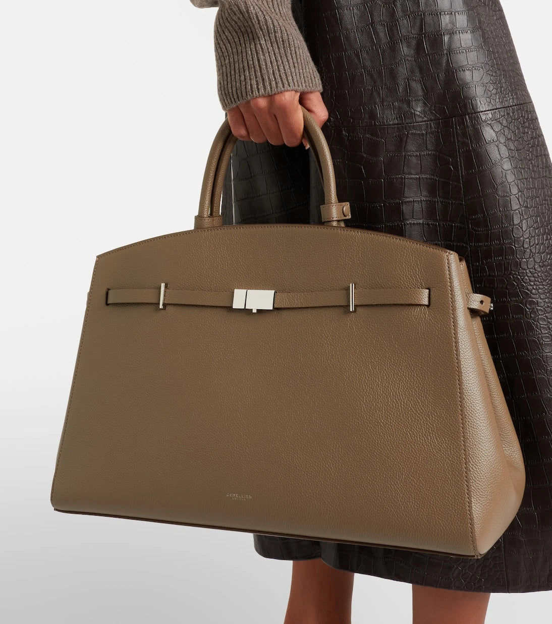 DeMellier - Hudson leather top-handle bag
