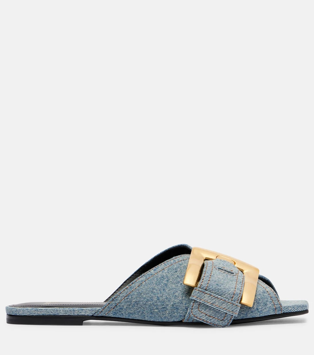 Balmain - Anthem denim slides