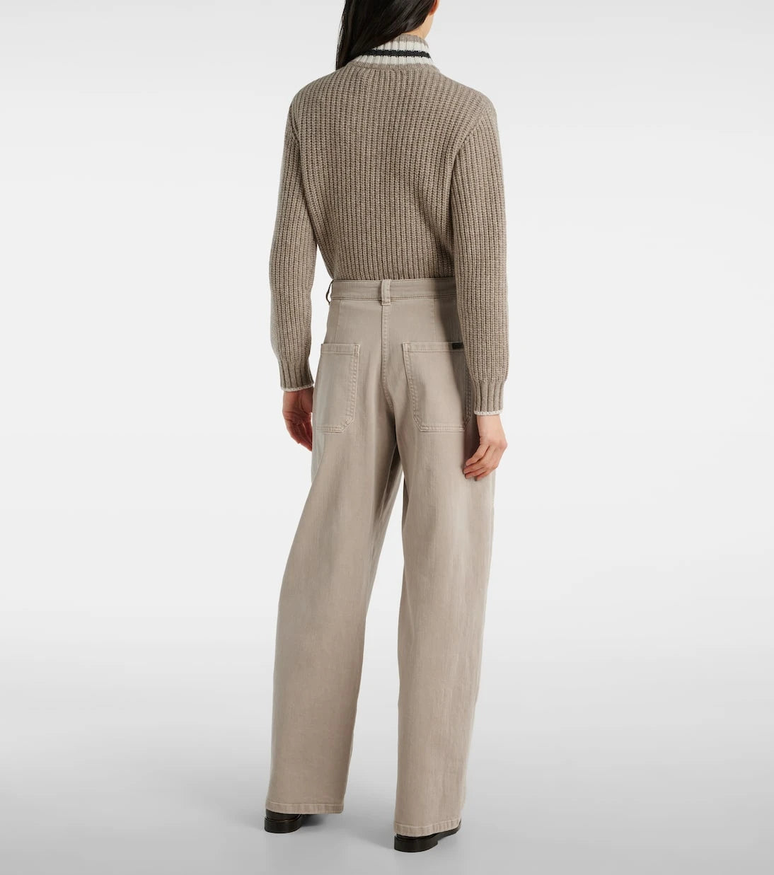 Brunello Cucinelli - Mid-rise wide-leg jeans