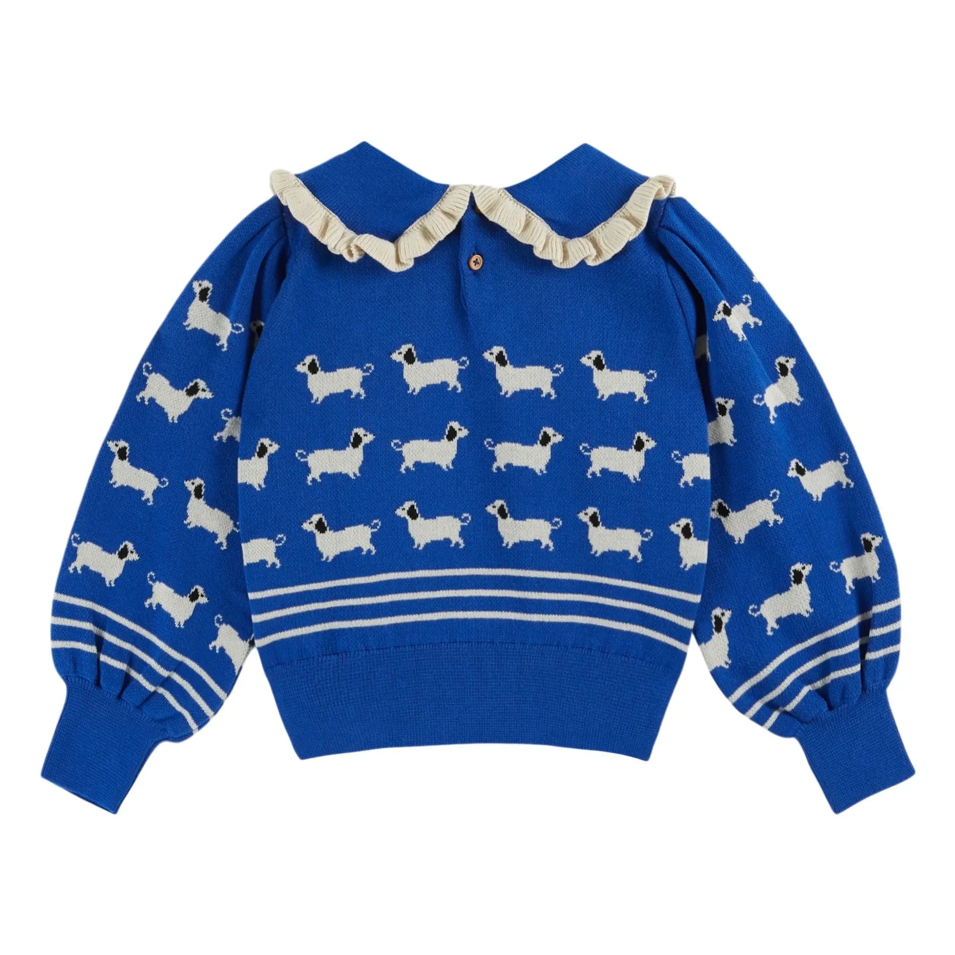 Emile et Ida - Dogs Sweater | Royal blue