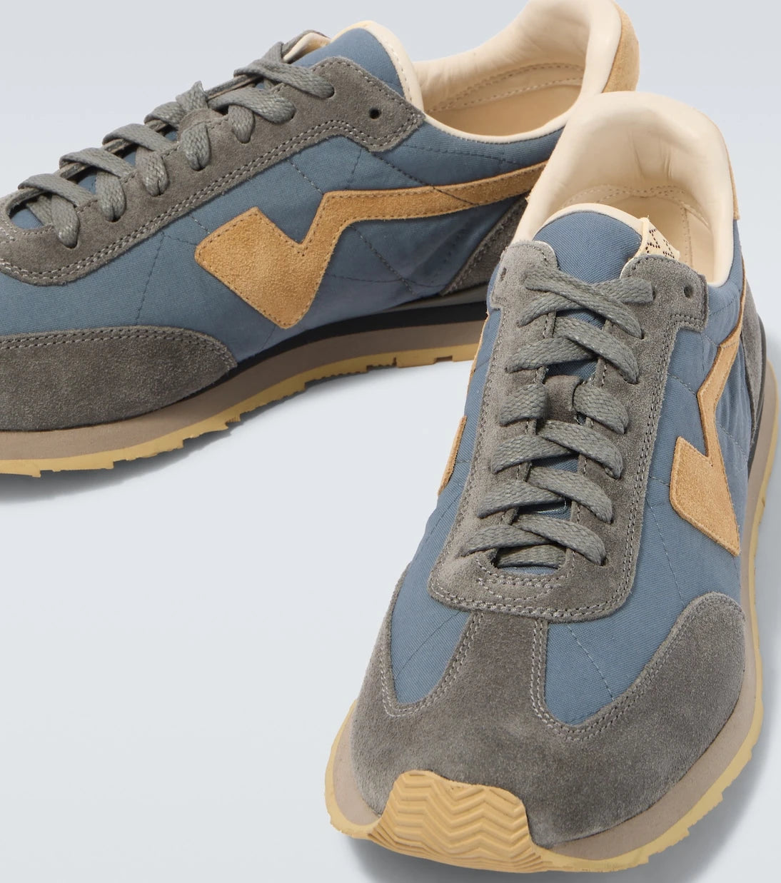 Visvim - FKT suede-trimmed sneakers