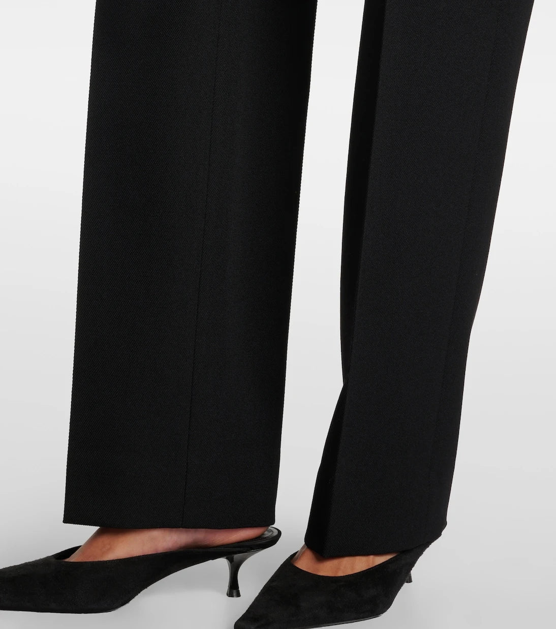 Victoria Beckham - High-rise virgin wool straight pants