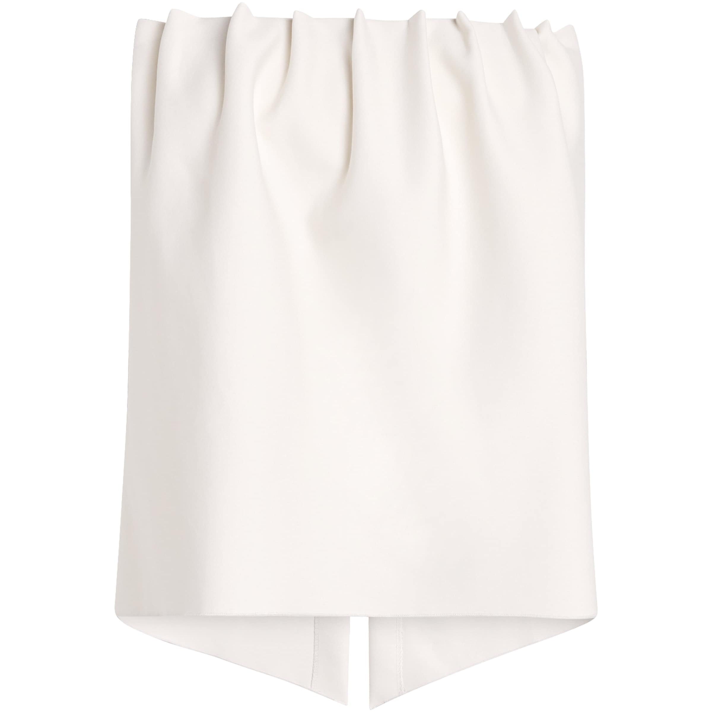 House Of Dagmar White Ruched Sleeveless Top