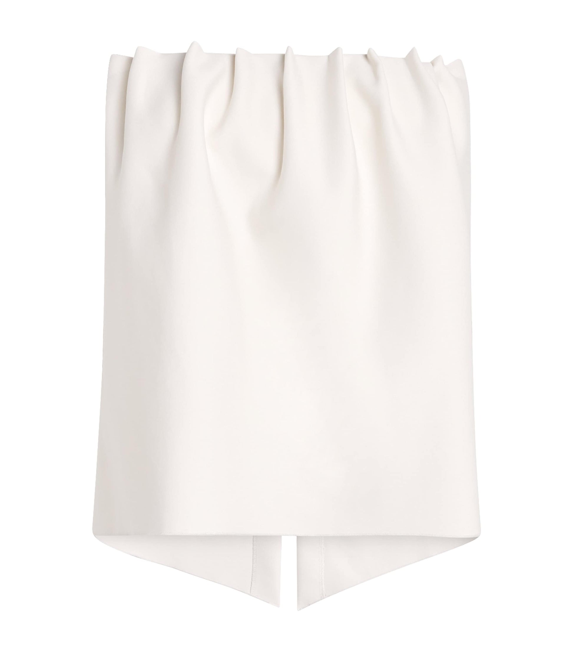 House Of Dagmar White Ruched Sleeveless Top