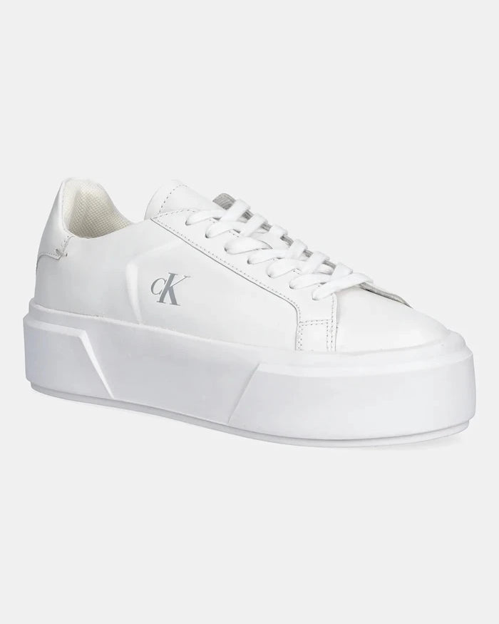 Calvin Klein FLATFORM LACE UP LTH MG Deri Spor Ayakkabı