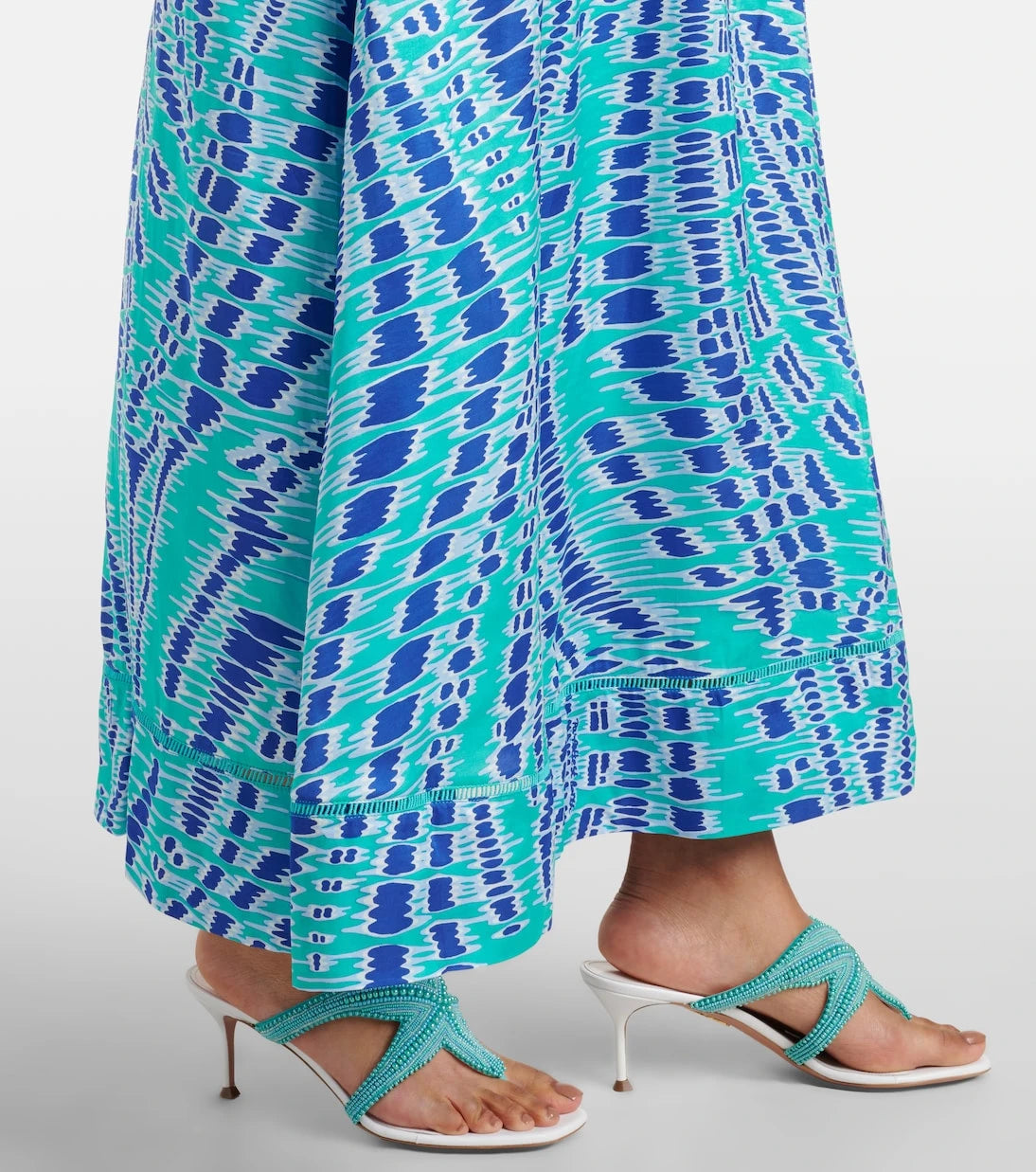 Poupette St Barth - Cassandra printed satin slip dress