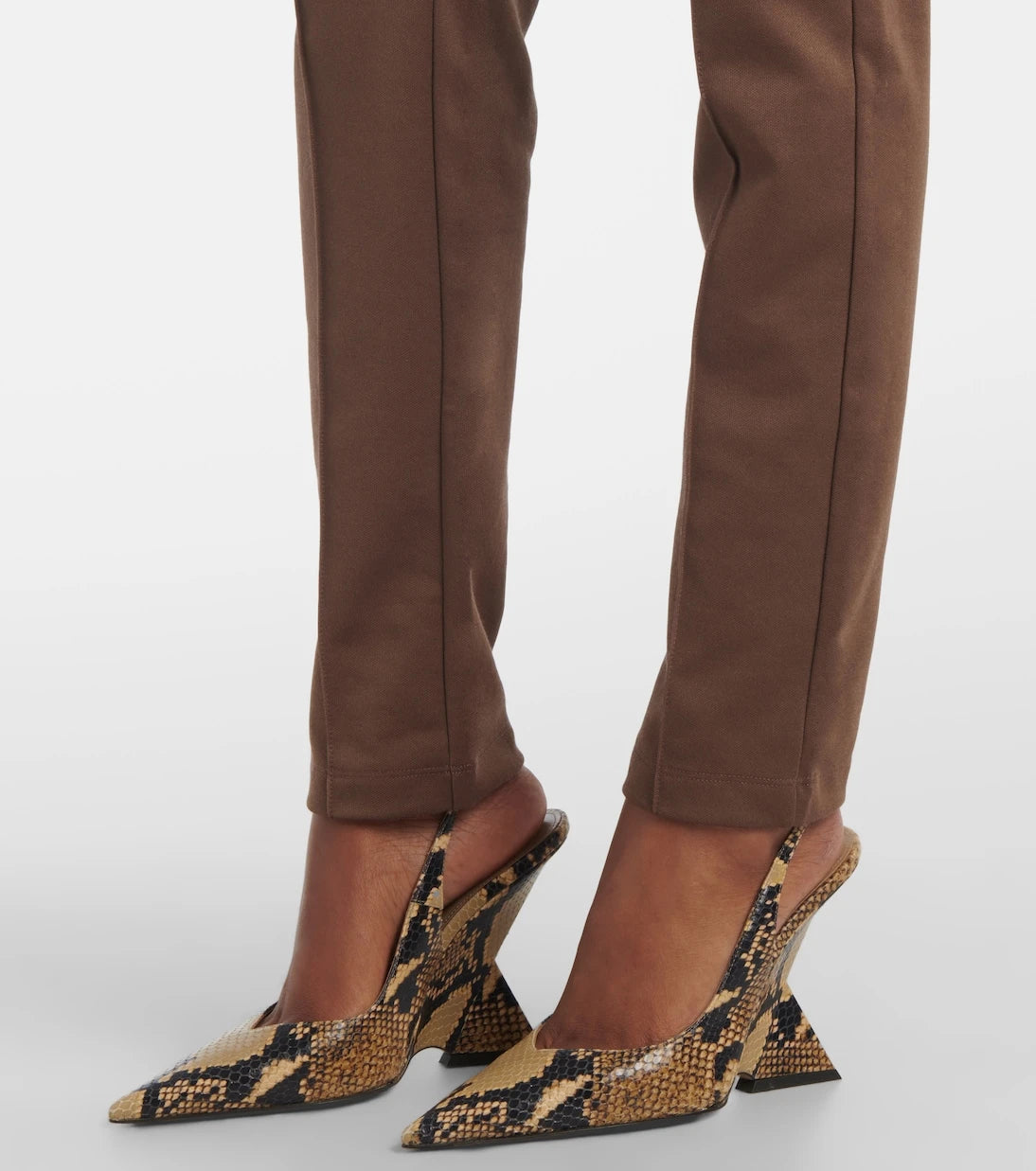 The Attico - Logo cotton-blend jersey sweatpants