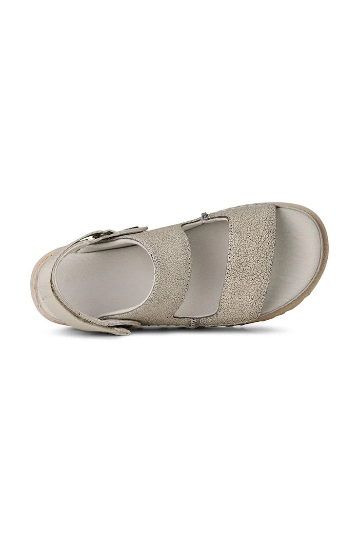 UGG W Goldenstar Crackle Glide Deri Terlik